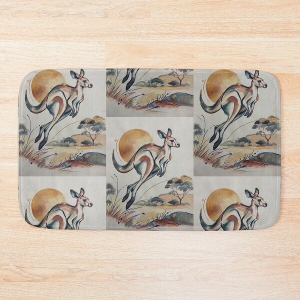 Item preview, Jumping Kangaroo  designed and sold by Painted_by_Riddhi.