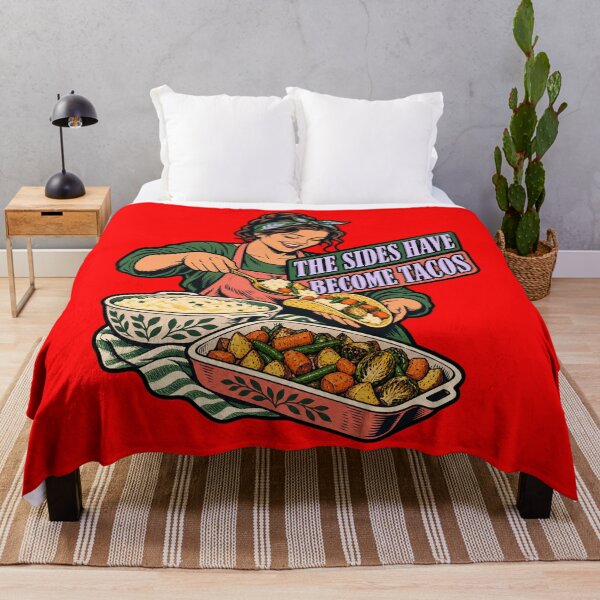 Item preview, Los acompañamientos se han convertido en tacos Humor culinario Diseño artístico divertido designed and sold by fantasticdesign.