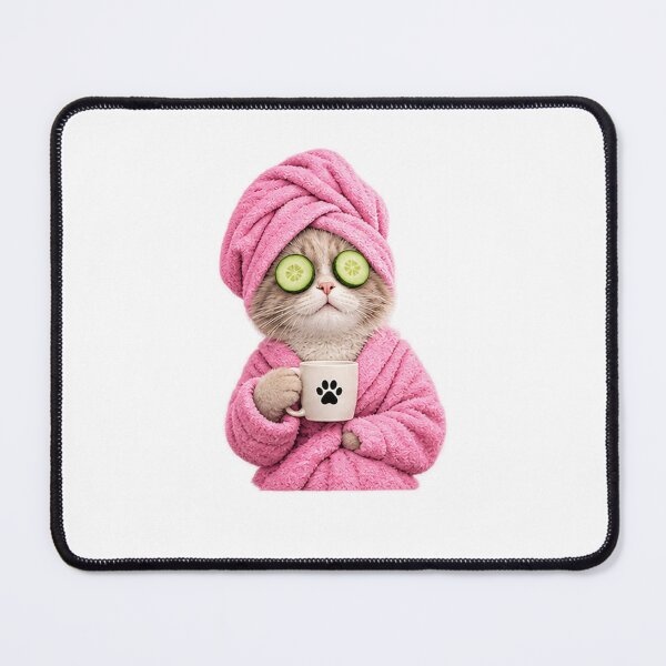 Item preview,  Self Love cat Meditation retro Design designed and sold by Zen & Whiskers.