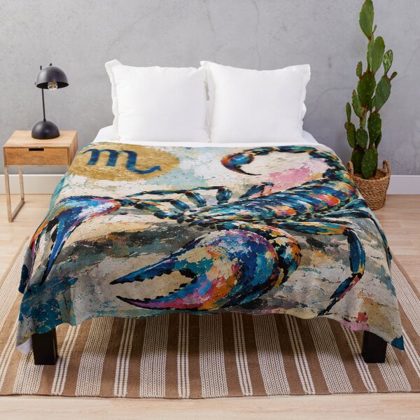 Item preview, Scorpio Zodiac Sign Painting – Celestial Water Sign designed and sold by GalleryKauffeld.