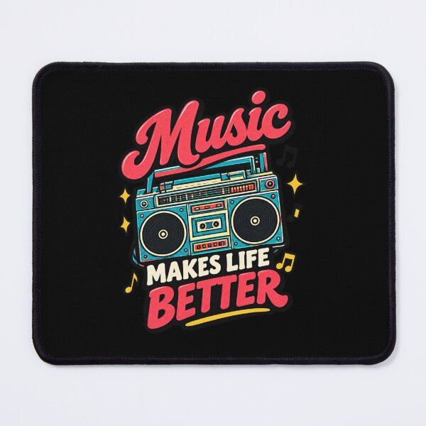Artikelvorschau, Retro-Stereo-Boombox-Musikdesign entworfen und verkauft von StyleBloomes.