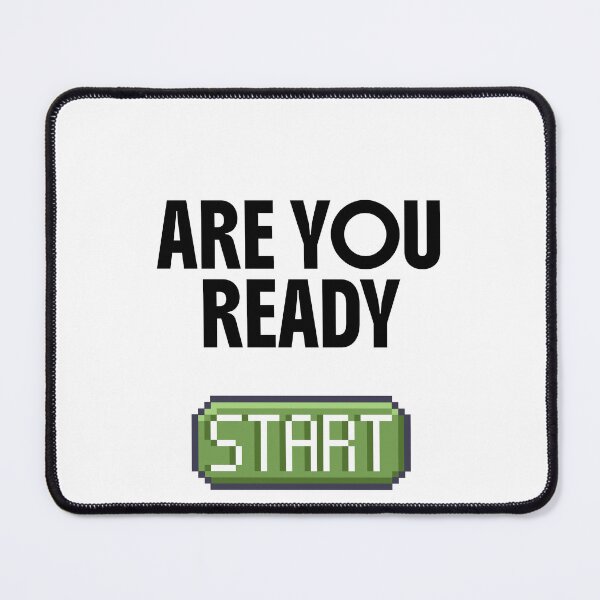 Item preview, Are You Ready Press Start Pixel Art Retro Gaming designed and sold by Andreora.