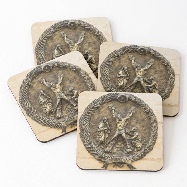 Item preview, Bronze Relief of Saint Andrew on Saltire Cross Plaque in Patras, Greece designed and sold by Nmallia.