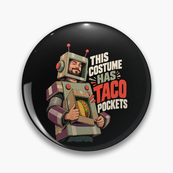 Item preview, This Costume Has Taco Pockets Robot Funny Halloween Art Design designed and sold by fantasticdesign.