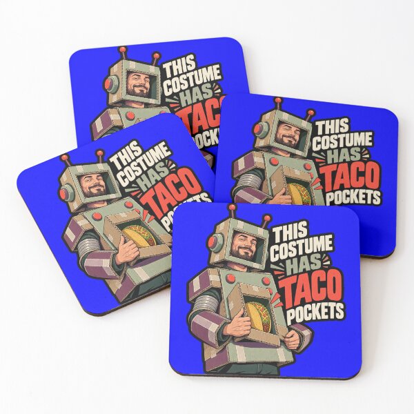 Item preview, This Costume Has Taco Pockets Robot Funny Halloween Art Design designed and sold by fantasticdesign.