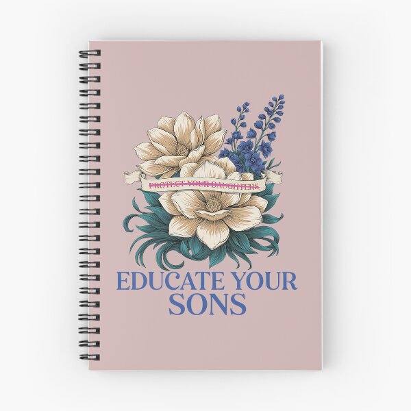 Item preview, Protect Your Daughters Educate Your Sons – Floral Message designed and sold by Endless7Art.