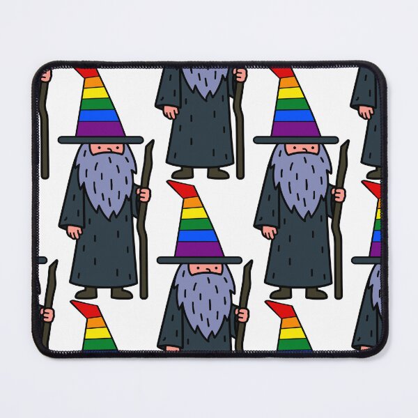 Item preview, LGBTQ Pride Wizard – Kawaii Halloween Magic Mage Illustration designed and sold by Cannaxes Studio.