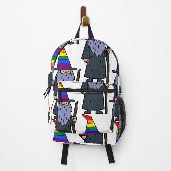 Item preview, LGBTQ Pride Wizard – Kawaii Halloween Magic Mage Illustration designed and sold by Cannaxes Studio.