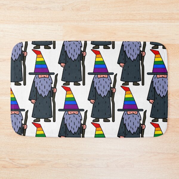 Item preview, LGBTQ Pride Wizard – Kawaii Halloween Magic Mage Illustration designed and sold by Cannaxes Studio.
