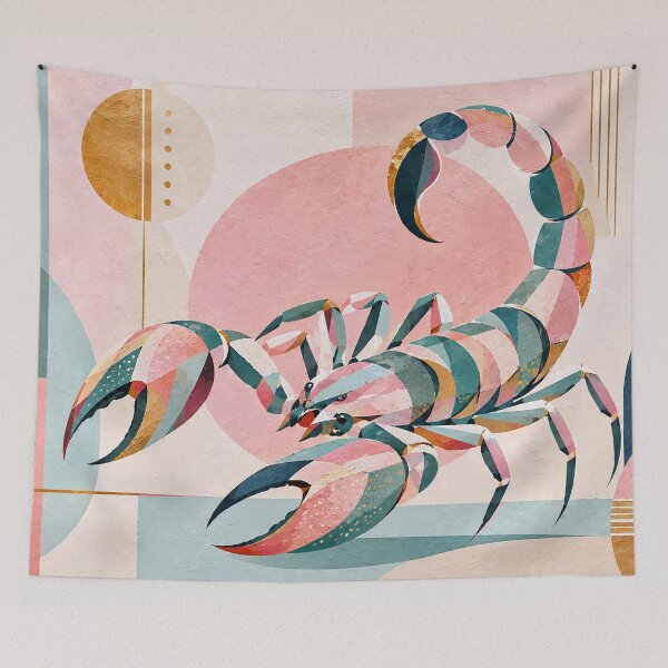 Item preview, Scorpio Astrology Painting – Mysterious Zodiac Art designed and sold by GalleryKauffeld.