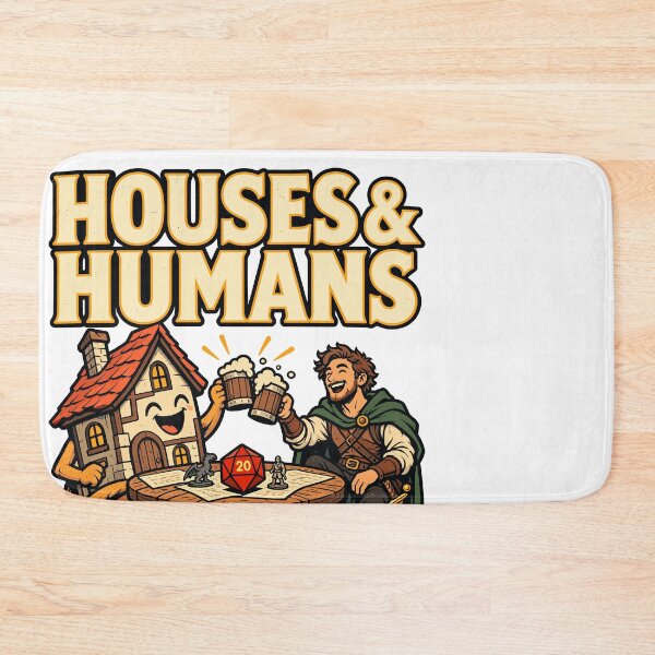 Item preview, Funny RPG Houses and Humans Tabletop Gamer Design designed and sold by stmpdwrld.