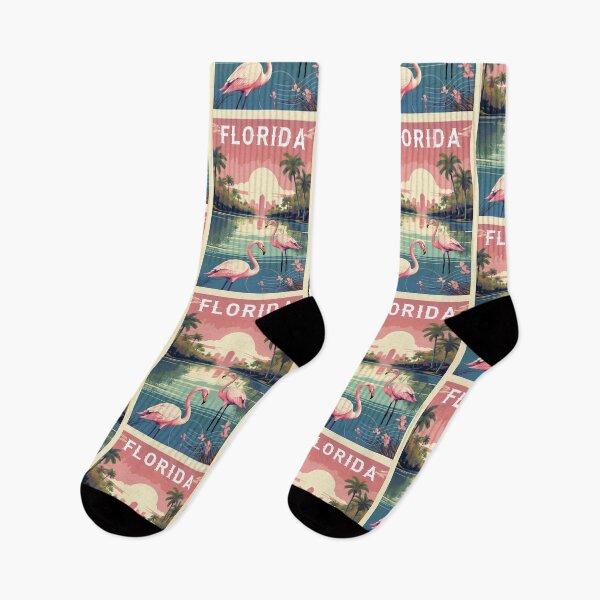 Item preview, Florida Poster Original Custom Travel Tourism Vintage Poster Wall Art Design Tee Shirt designed and sold by Cool Robot Bro..