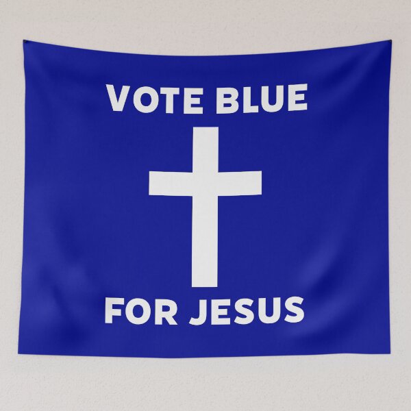 Item preview, Vote blue for Jesus  designed and sold by Rachel the Artist .