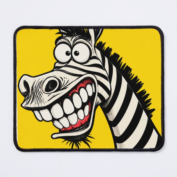 Item preview, Just Be Happy – Funny Zebra Positive Quote designed and sold by aliyehc.