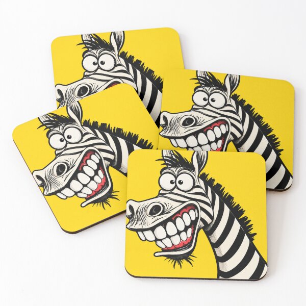 Item preview, Just Be Happy – Funny Zebra Positive Quote designed and sold by aliyehc.