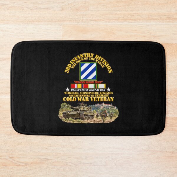 Item preview, 3rd ID - Germany w Cold War SVC - with Scene - 3D - Transparent designed and sold by Military Insignia Products.