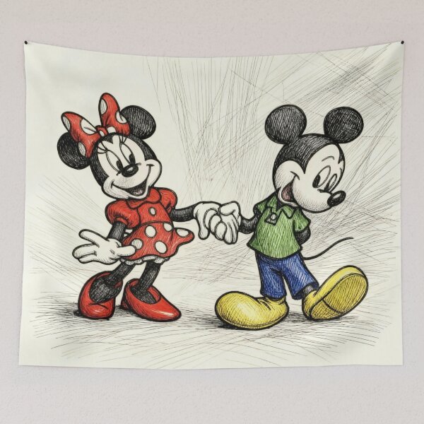 Item preview, Mickey Mouse & Minnie designed and sold by sid1802.