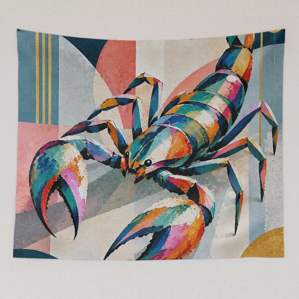Item preview, Scorpio Zodiac Painting – Mystical Astrology Art designed and sold by GalleryKauffeld.