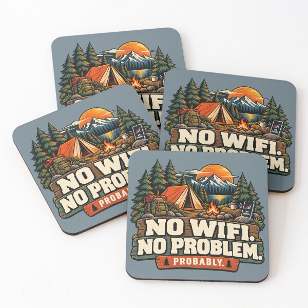 Item preview, No Wifi No Problem Probably Funny Camping designed and sold by warlistop.