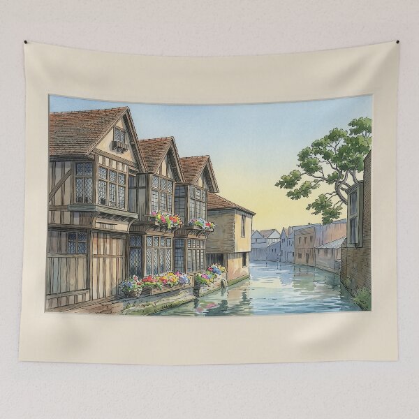 Item preview, The Old Weavers House Canterbury Watercolour Art designed and sold by ArtworkNorth.