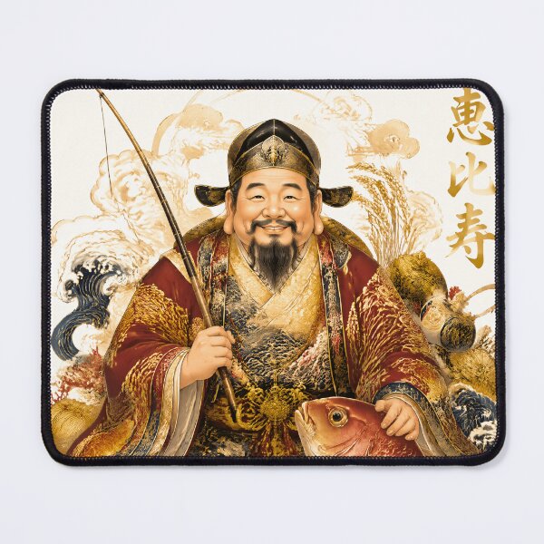 Item preview, Ebisu Japanese God of Fortune & Prosperity | Lucky Fisherman Art designed and sold by kaxymax.