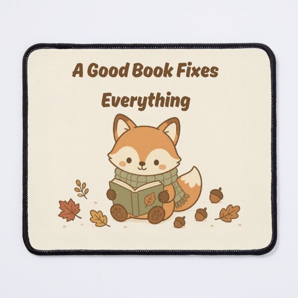 Item preview, A good book fixes everything designed and sold by creativityisfun.