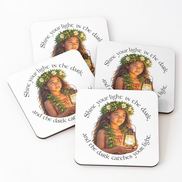 Item preview, Polynesian Resilience Proverb - Shine your light in the dark | Pacific Art designed and sold by ShakaLife.org.
