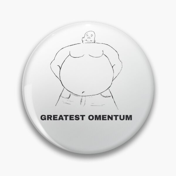 Item preview, Greatest Omentum: Funny Anatomy Belly Pun designed and sold by wordworking.