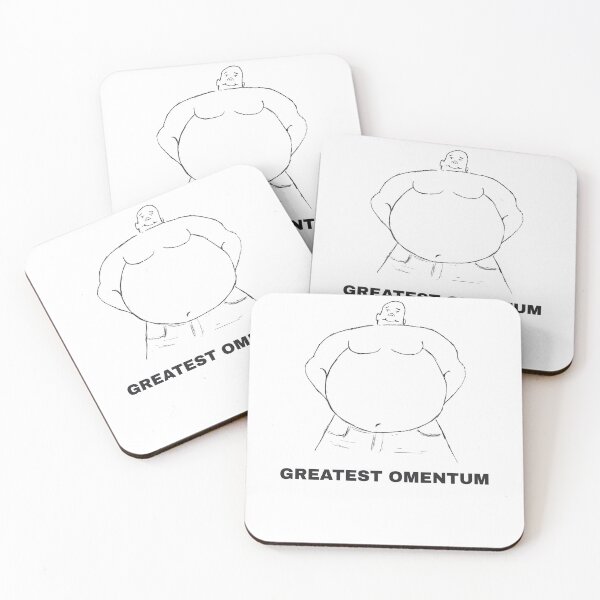 Item preview, Greatest Omentum: Funny Anatomy Belly Pun designed and sold by wordworking.