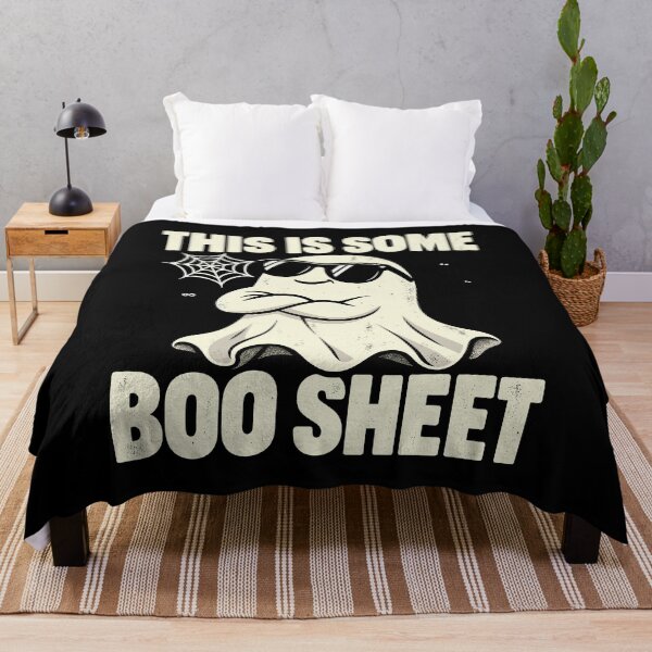 Artikelvorschau, Funny Halloween Ghost This Is Some Boo Sheet entworfen und verkauft von stmpdwrld.