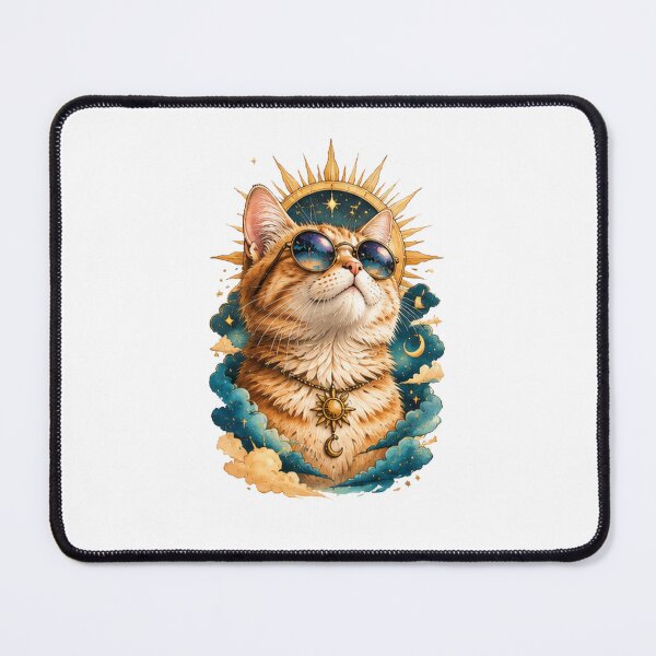 Item preview,  Self Love cat Meditation retro Design designed and sold by Zen & Whiskers.