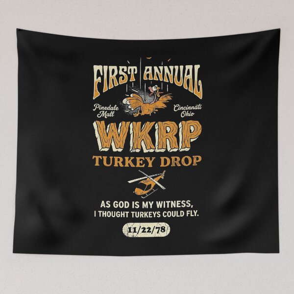 Item preview, First Annual WKRP Turkey Drop designed and sold by civomgon.