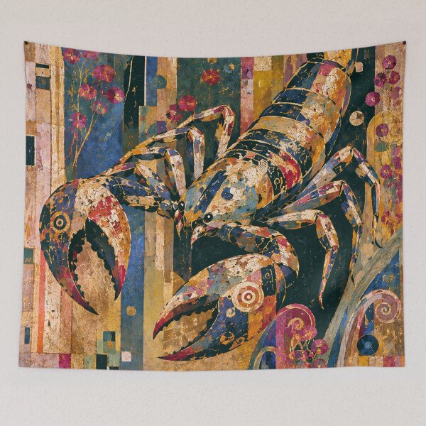 Item preview, Scorpio Zodiac Painting – Mystical Astrology Art designed and sold by GalleryKauffeld.