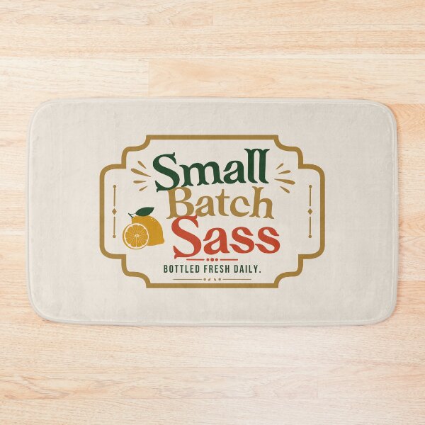 Item preview, Small Batch Sass Vintage Bottle Label Bottled Fresh Daily Funny designed and sold by HYPNK.