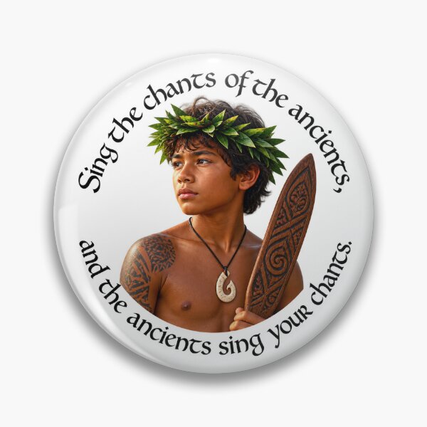 Item preview,   	 Polynesian Heritage Proverb - Sing the chants of the ancients | Pacific Art designed and sold by ShakaLife.org.