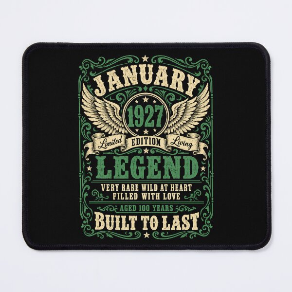 Item preview, January 1927 Legend – Vintage 100th Birthday, Aged 100 Years designed and sold by G350.