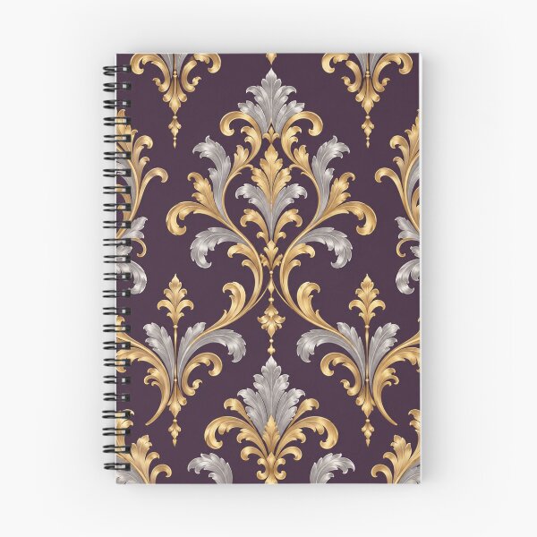 Item preview, Dusk Purple, Silver & Gold Rococo designed and sold by DesignsByPrnces.