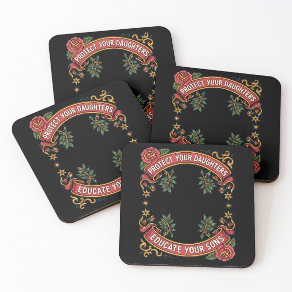 Item preview, Protect Your Daughters Educate Your Sons Floral Activist designed and sold by Redgiant87x.