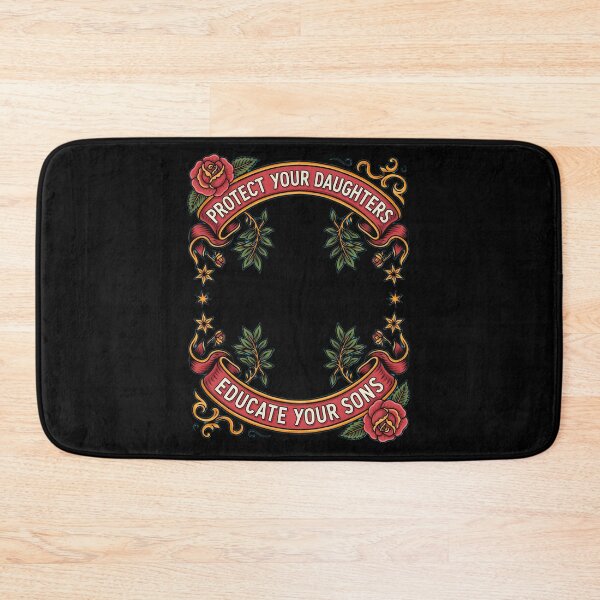 Item preview, Protect Your Daughters Educate Your Sons Floral Activist designed and sold by Redgiant87x.