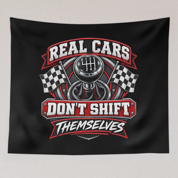 Item preview, Real Cars Don't Shift Themselves Funny Gear Shift Manual Transmission Car Enthusiast designed and sold by Photo-Sphere101.