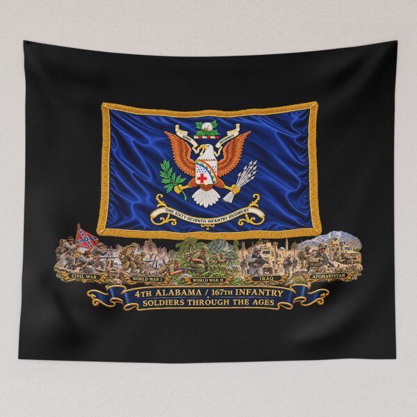 Item preview, Army - 167th Infantry Regiment - Soldiers Through the Ages - 3D - Enhanced designed and sold by Military Insignia Products.