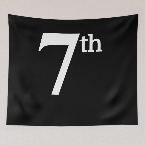 Item preview, 7th Seventh Large Text Fun Winning Ironic Award designed and sold by KNUXX Shop.