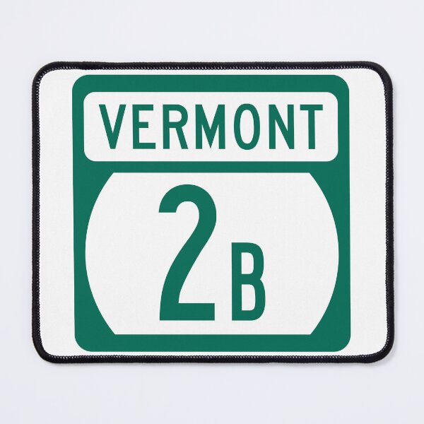 Item preview, Vermont Route 2B Highway Sign – Danville to St. Johnsbury, Northeast Kingdom VT designed and sold by NewNomads.