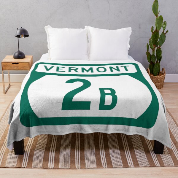 Item preview, Vermont Route 2B Highway Sign – Danville to St. Johnsbury, Northeast Kingdom VT designed and sold by NewNomads.