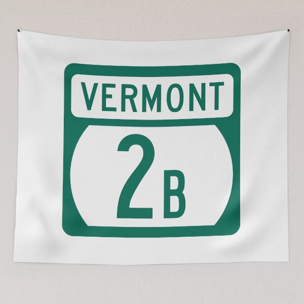 Item preview, Vermont Route 2B Highway Sign – Danville to St. Johnsbury, Northeast Kingdom VT designed and sold by NewNomads.
