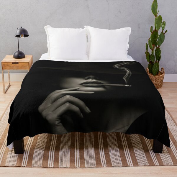 Item preview, Noir Woman with Hat and Cigar designed and sold by rosssimpson813.