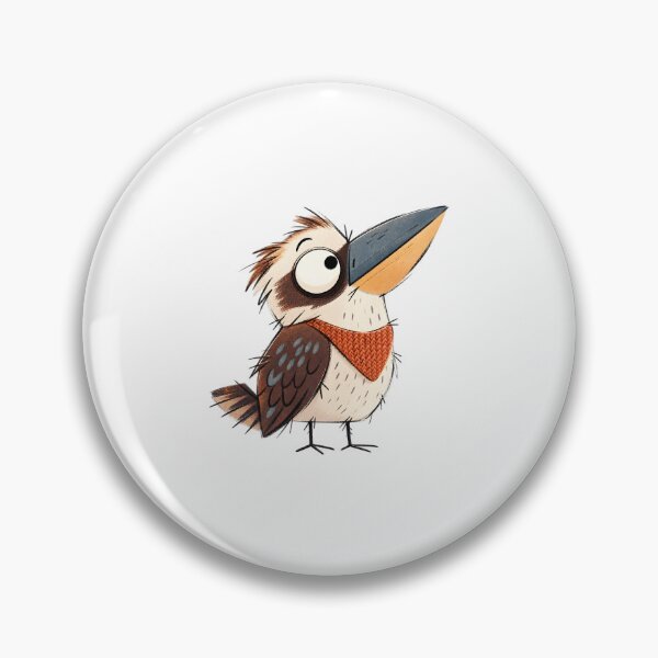 Item preview, Kookaburra in a Knitted Bib designed and sold by The-Art-of-D.