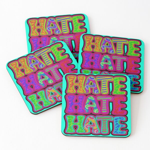 Item preview, Hate Hate Hate, Psychedelic Hippie Style  designed and sold by weirdove.