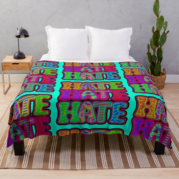 Item preview, Hate Hate Hate, Psychedelic Hippie Style designed and sold by weirdove.