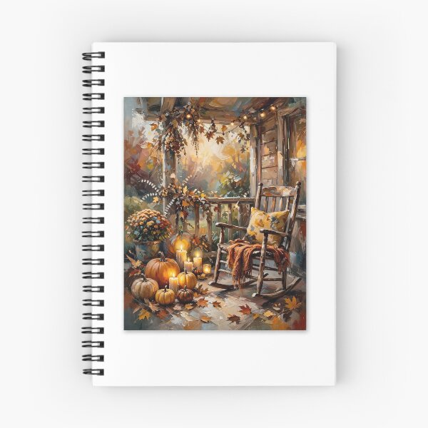 Item preview, Porch sitting in the fall designed and sold by Tonyasartprints.